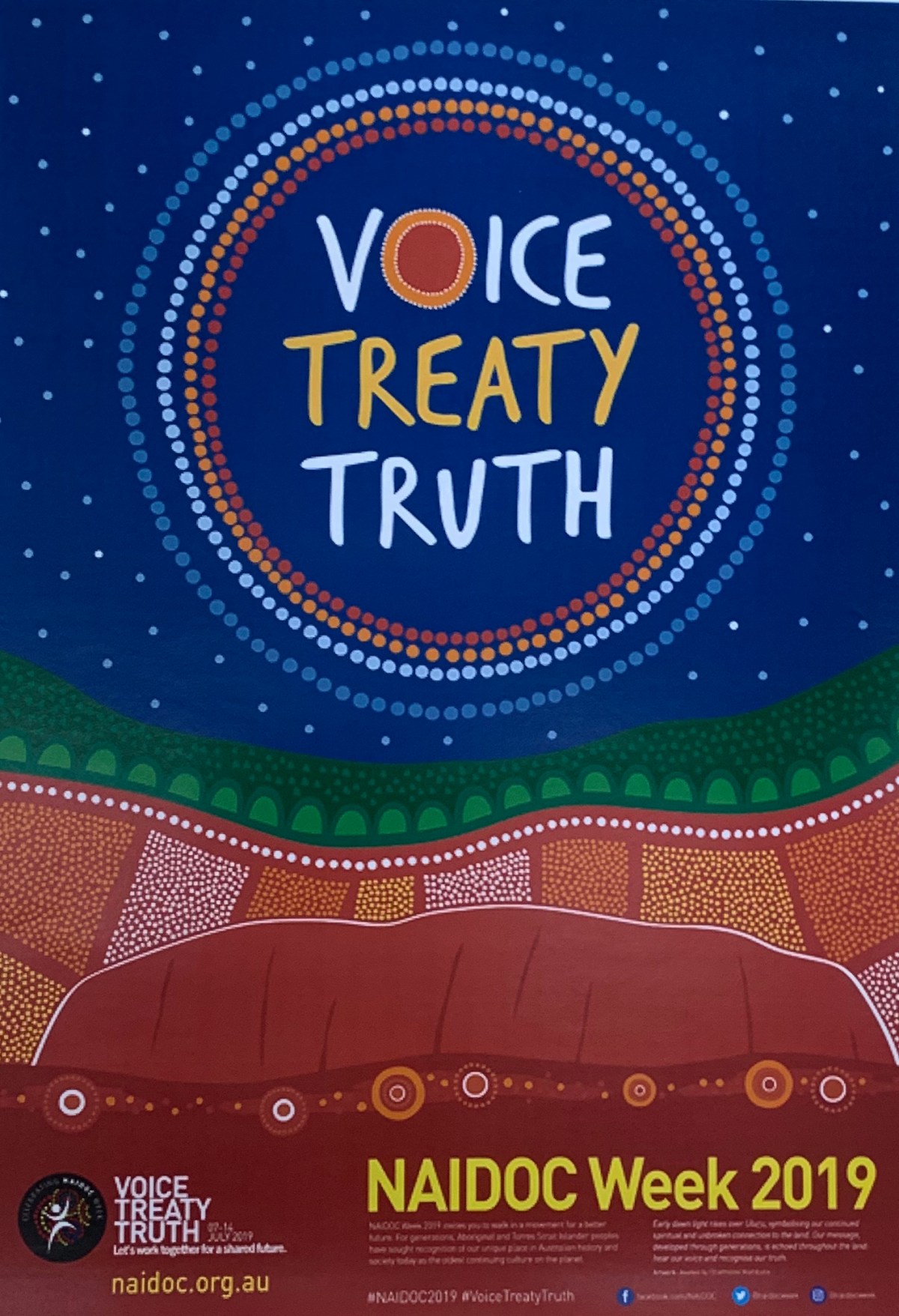 Giving Voice, Telling Truth, Talking Treaty: NAIDOC&nbsp;2019