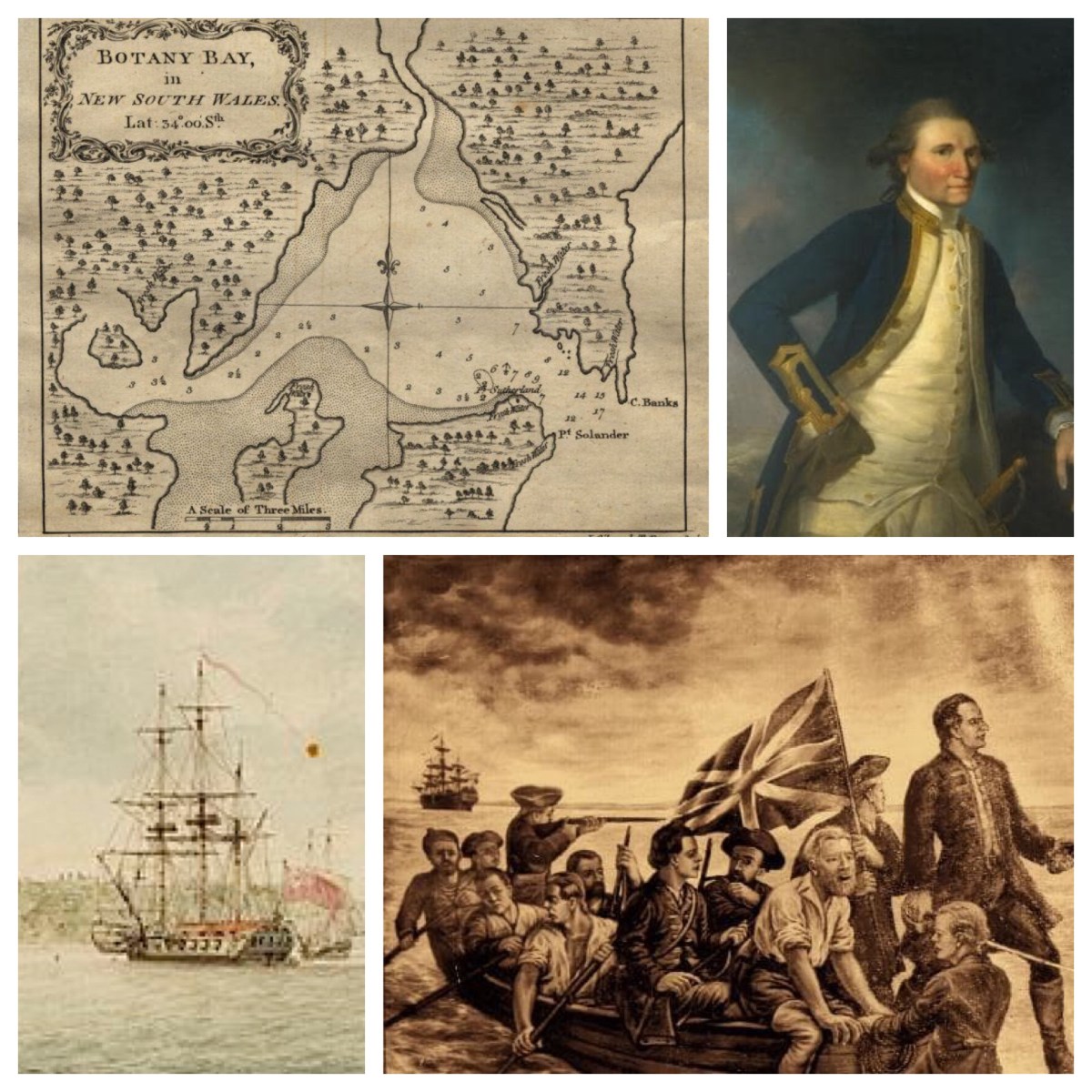 “Three canoes lay upon the beach—the worst I think I ever saw.” James Cook at Botany Bay, 29 April&nbsp;1770