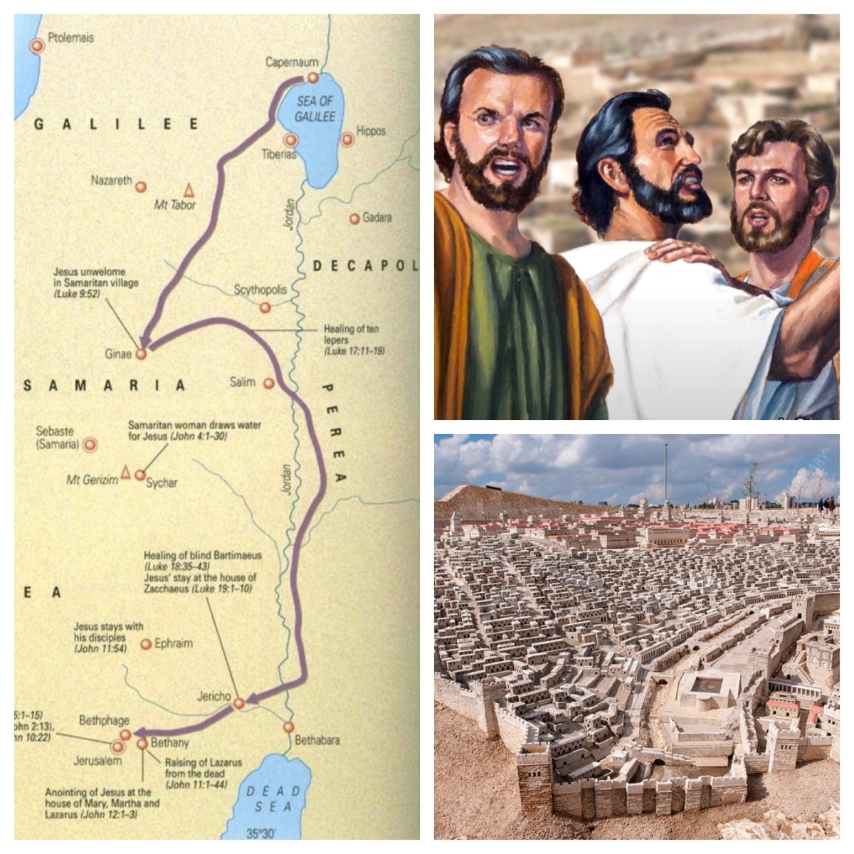 Through Samaria, heading to Jerusalem (Luke 9; Pentecost&nbsp;3C)