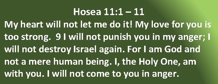 Cords of kindness, bands of love: the prophet Hosea (Pentecost 7C and ...