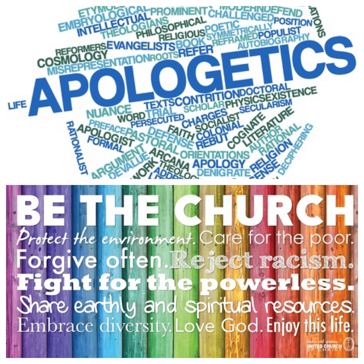 Apologetics and apologising: two ways of being&nbsp;church