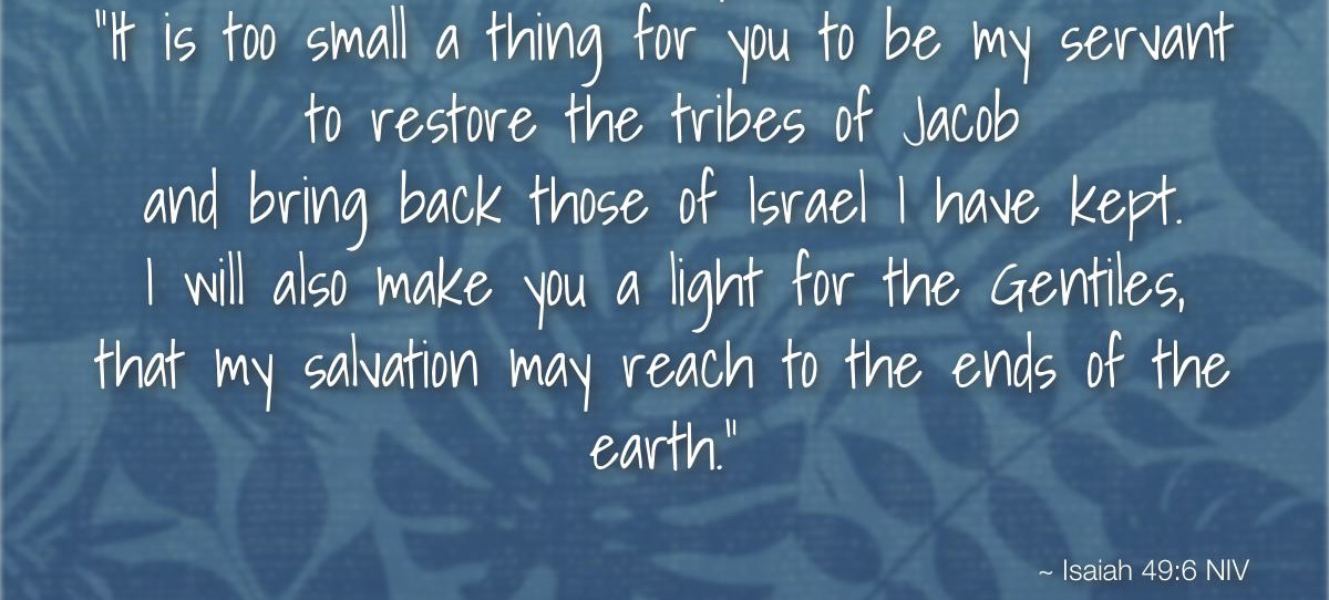 Appropriating prophetic passages in the season of Epiphany (Isa 49; Epiphany&nbsp;2A)