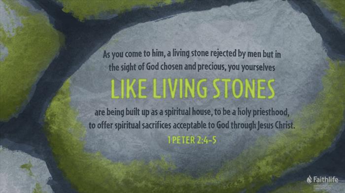 A living stone, for a spiritual house (1 Peter 2; Easter&nbsp;5A)