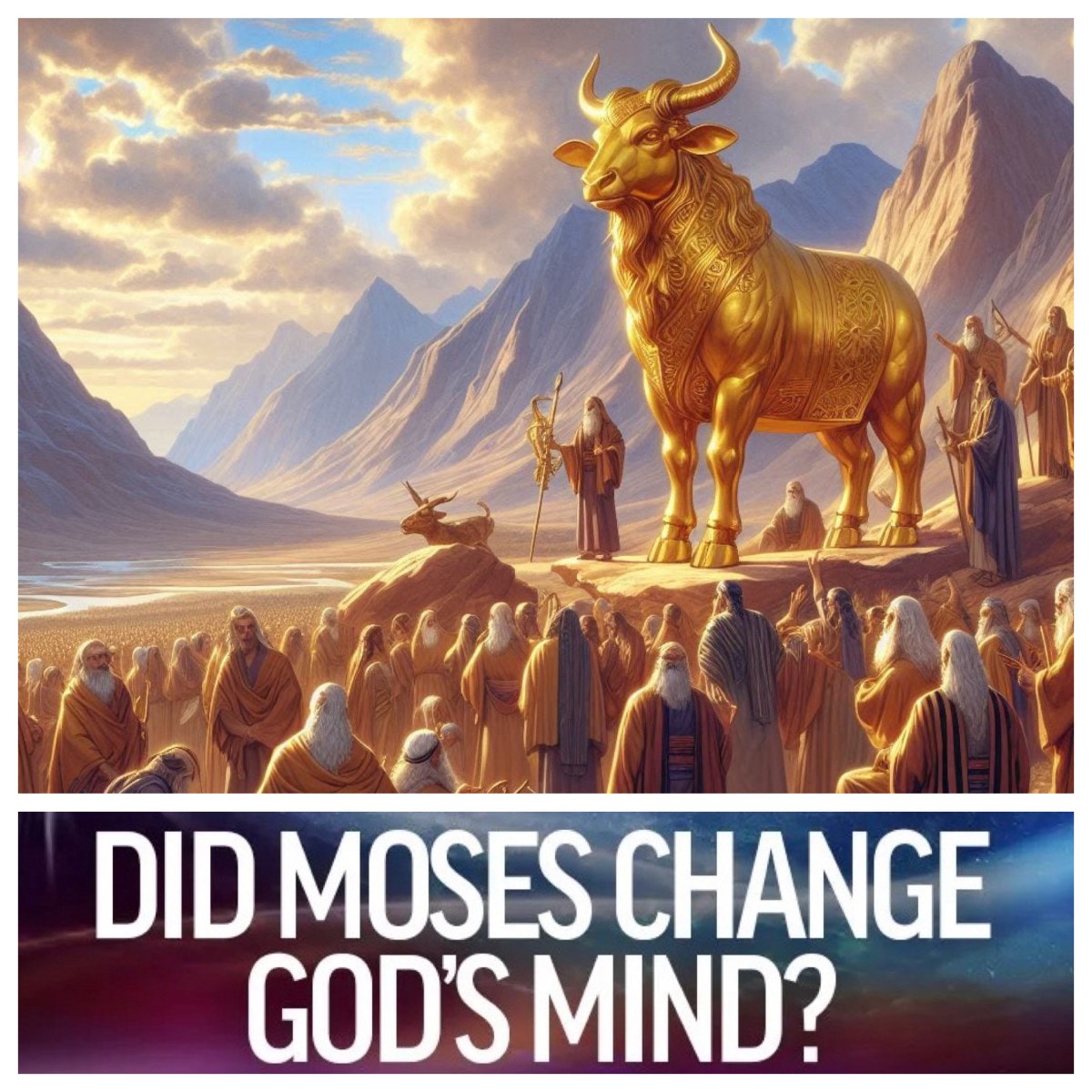The Golden Calf and the repentance of God (Exodus 32; Narrative Lectionary for Pentecost&nbsp;20C)