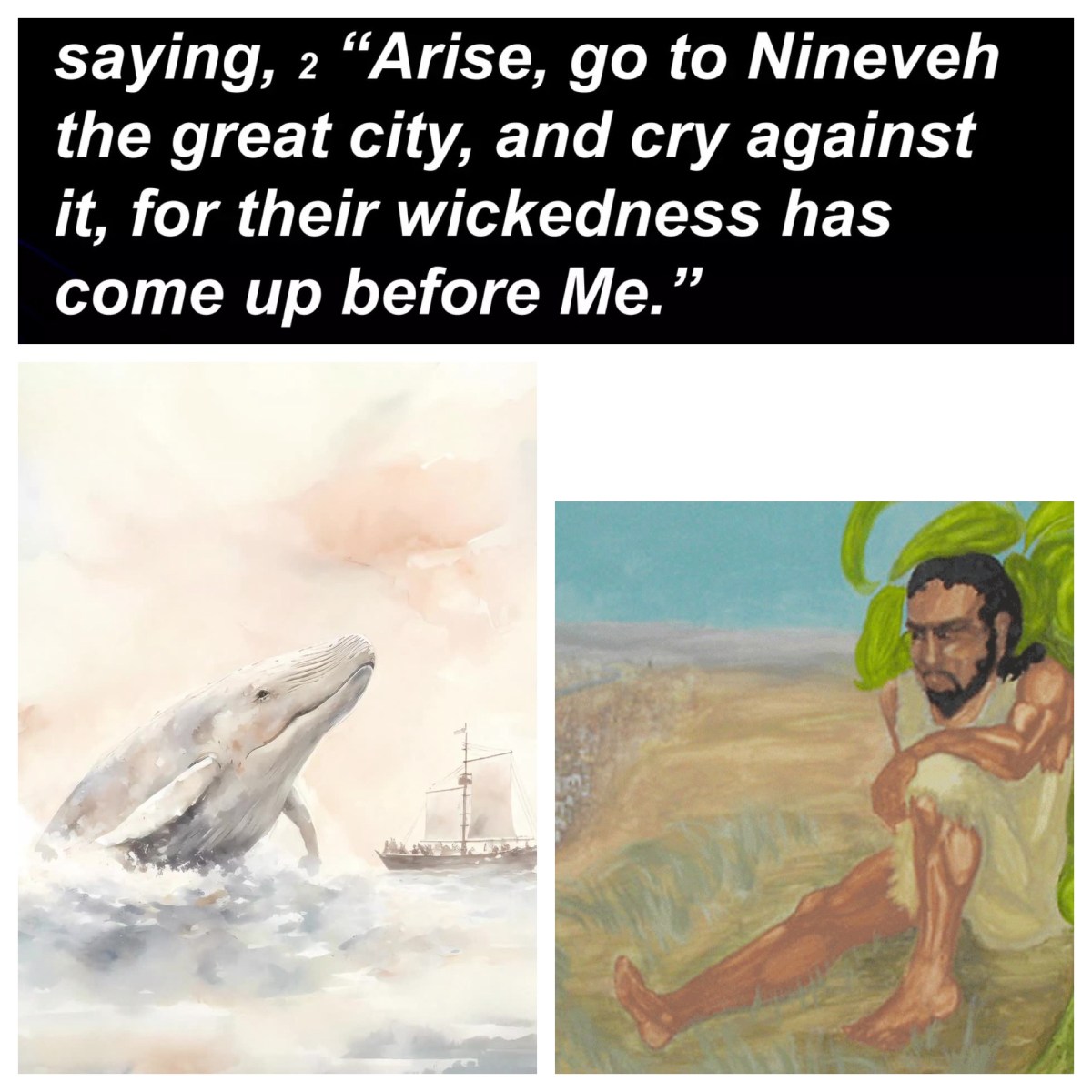 The last laugh is on Jonah (Narrative Lectionary for Pentecost 25C; Jonah 1,&nbsp;3)