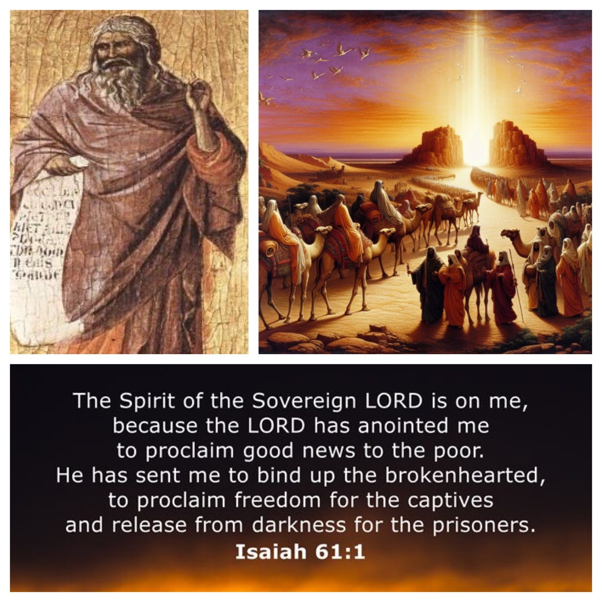 Good news to the oppressed, liberty to the captives: a message of hope (Isaiah 61; Narrative Lectionary for Advent&nbsp;3C)