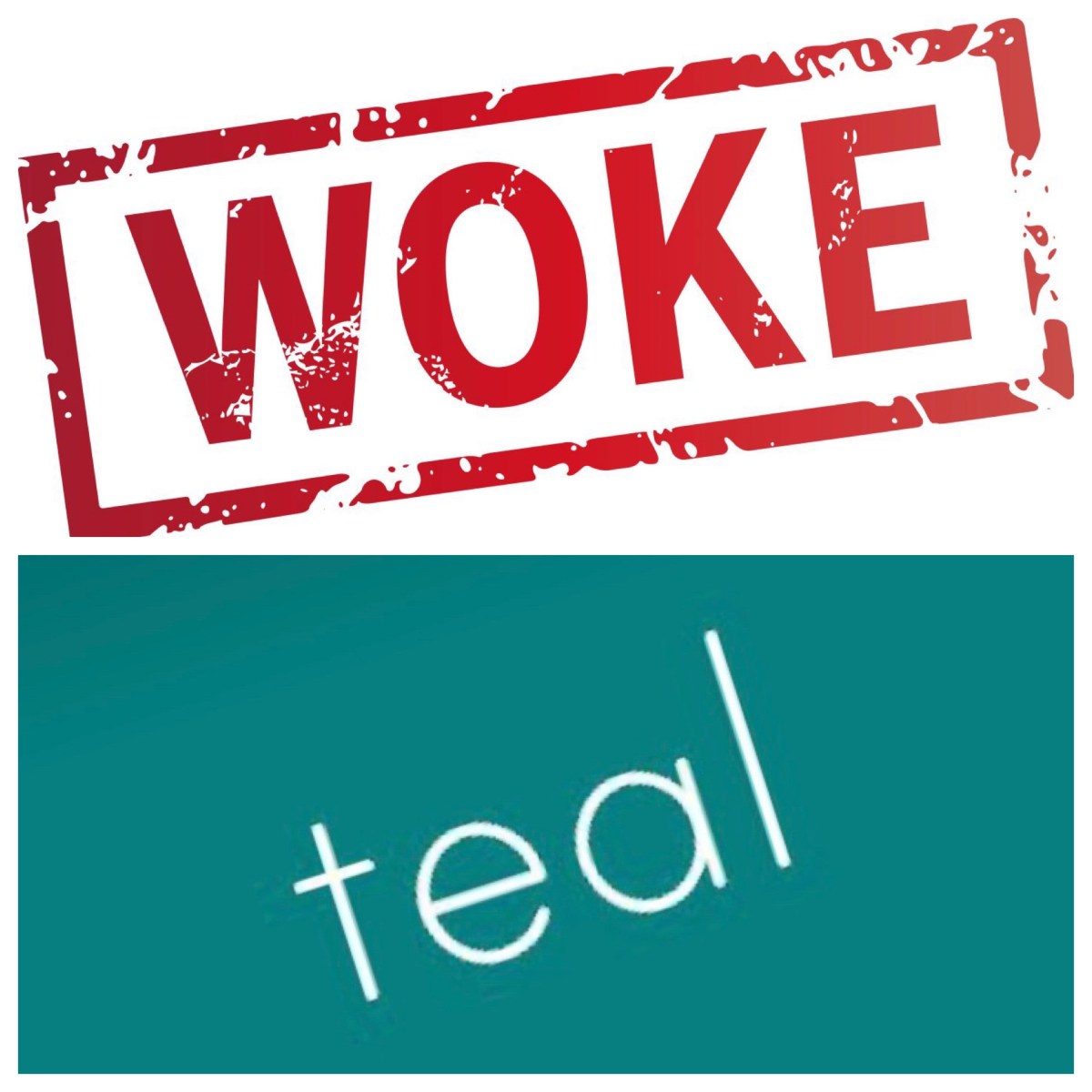 Woke and Teal