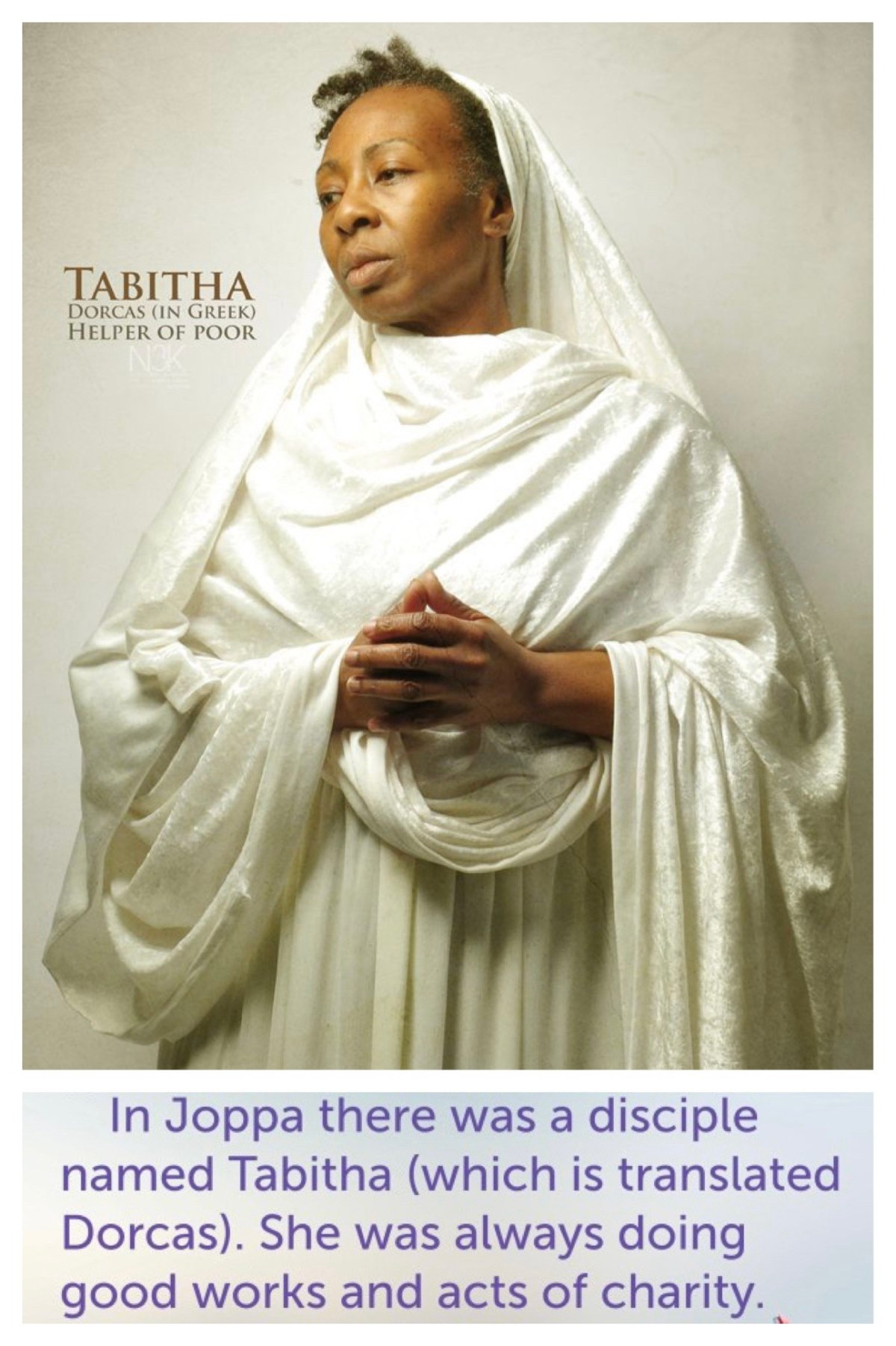 Good works and acts of charity: a strong, consistent biblical motif (Tabitha, Acts&nbsp;9)