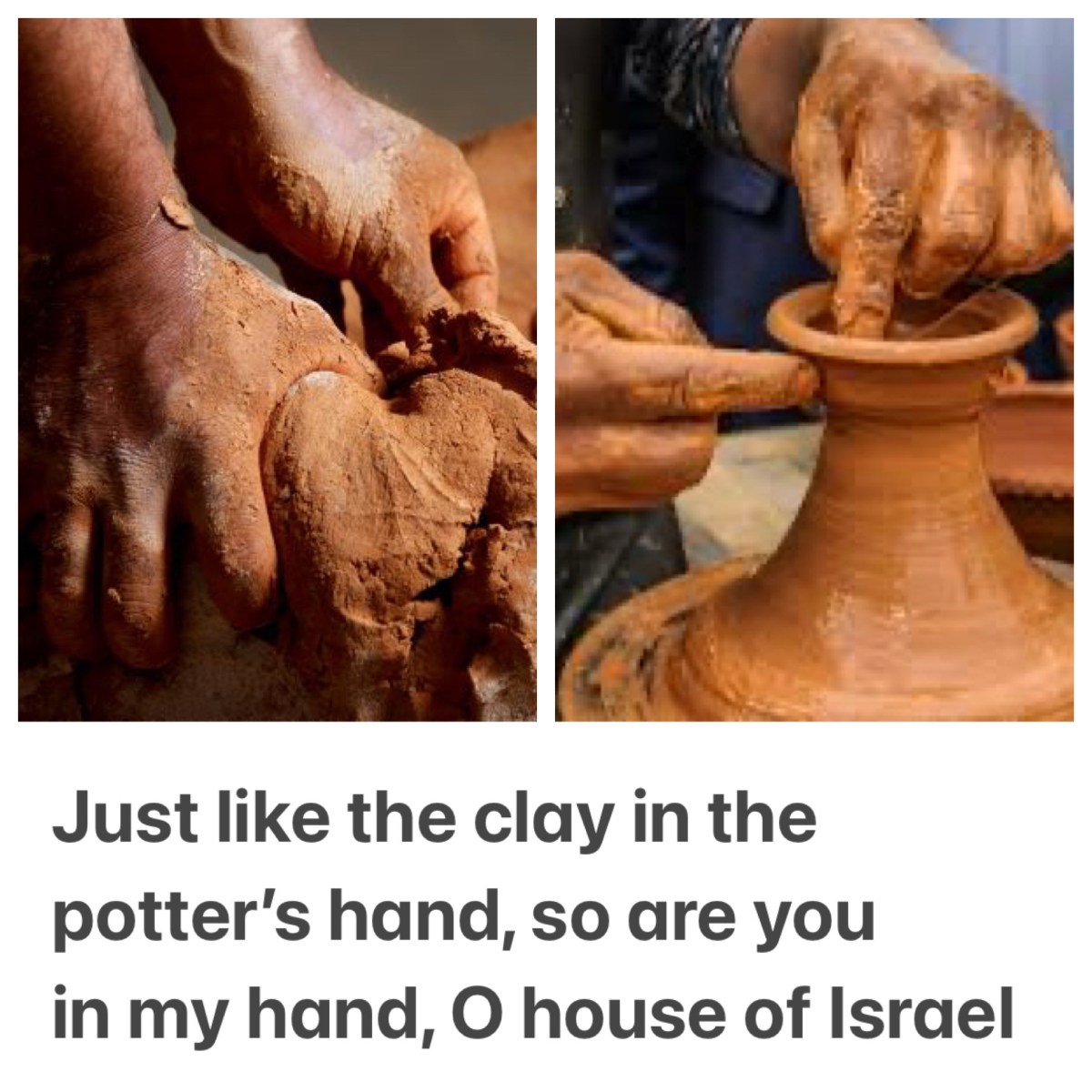 I am a potter shaping evil against you (Jer 18; Pentecost&nbsp;13C)&nbsp;