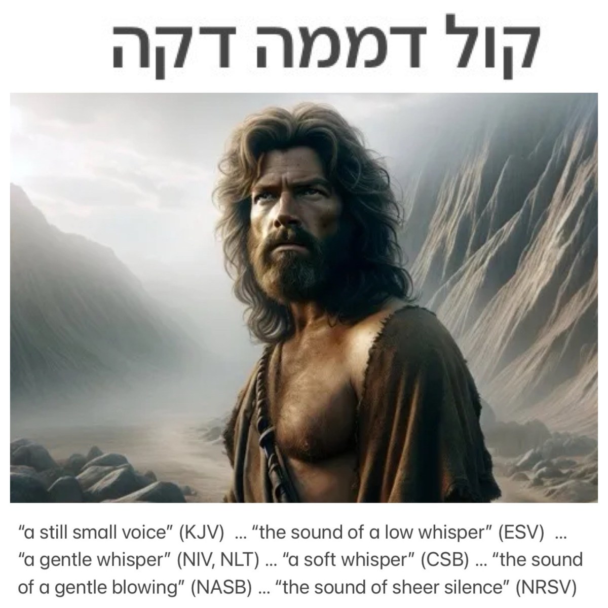 In the sound of sheer silence (1 Kings 19; Narrative Lectionary for Pentecost&nbsp;21)