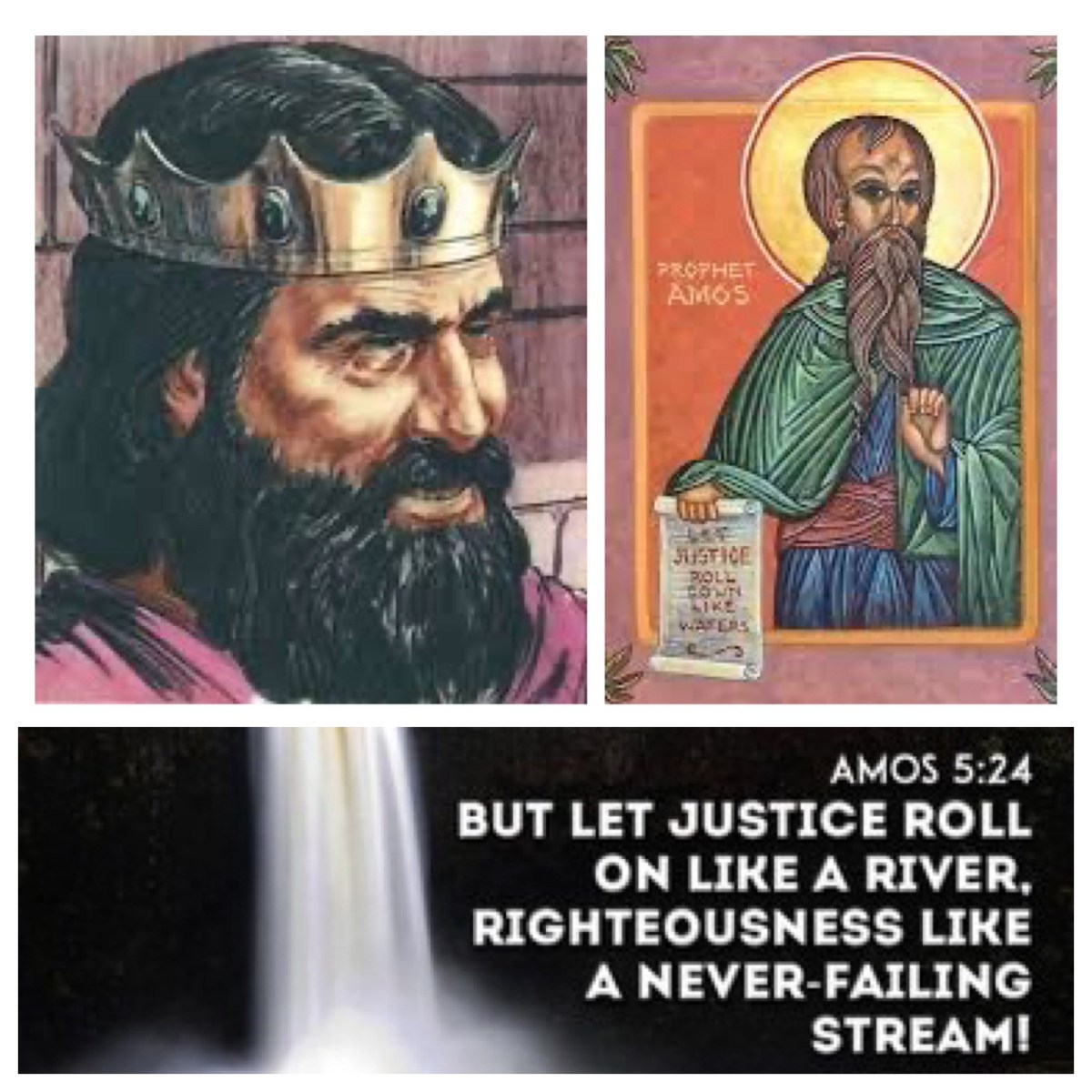 Justice rolling down like waters, righteousness like an ever-flowing stream (Amos 1, 5; Narrative Lectionary for Pentecost&nbsp;22)