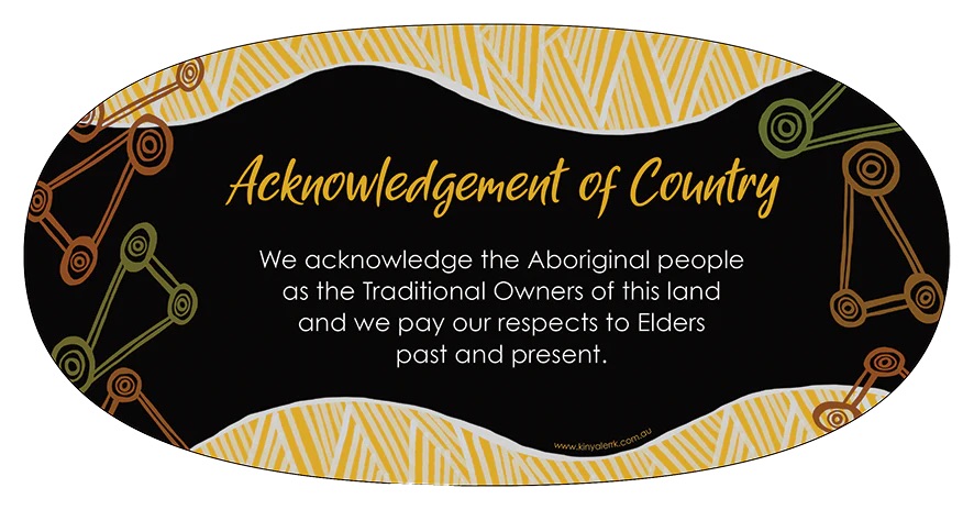 Acknowledgement of Country: the importance of country and connection to law and&nbsp;culture
